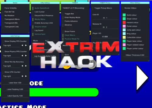 Чит GD HackerMode для Geometry Dash