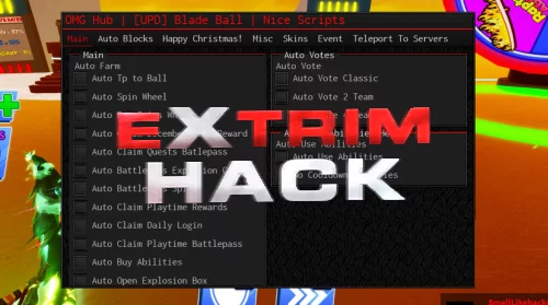 Скрипт OMG Hub на Blade Ball Mobile - AutoFarm